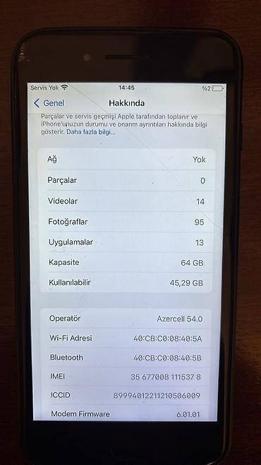 iphone 6 plus barter: IPhone 7 Plus, 64 GB, Qızılı, Barmaq izi — 4