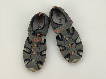 czarne zamszowe sandały płaskie: Sandałki 36, Używany