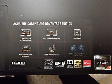 Ноутбуки и аксессуары: Б/у ASUS TUF Gaming, 16 ", AMD Ryzen 7, 512 ГБ, Самовывоз — 4
