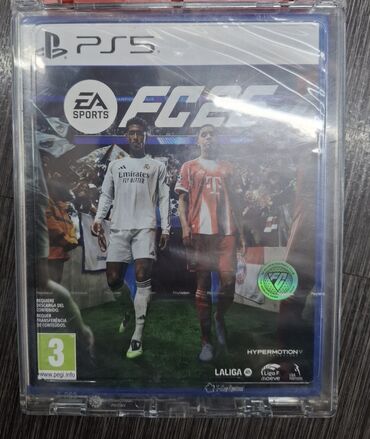 жесткий диск новый: PS5 üçün EA Sports FC 25 (disk). YENİ qabı belə açılmayıb. Yalnız 1