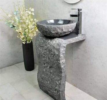 Skameykalar, lavoçkalar: Təbii daşdan hazırlanmış bağ mebeli və dekor Məhsul təsviri: - Təbii — 10