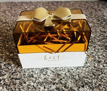 Hediyyelik etir parfum qutusu Tezedi qiymeti 3 manat