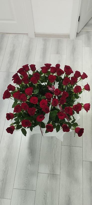 ros: Букет «Ароматная переноска» от La’Rose 51 роза, длина стебля 40 см — 2