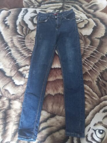 джинсовые шорты высокая талия: Скинни, Высокая талия
