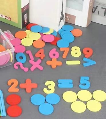 цифра один: Набор для счёта! Подходит для детей от 2-8лет. В наборе 100 шт — 4