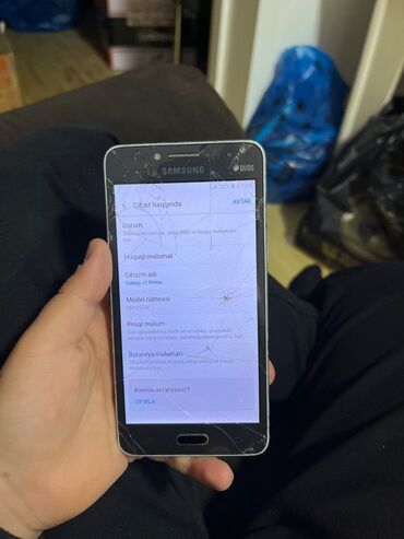 Samsung: Samsung Galaxy J2 Prime, 32 GB, rəng - Qara, Qırıq — 4