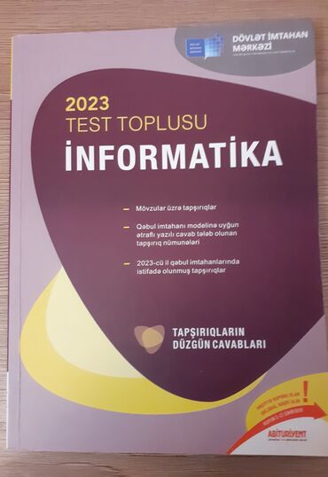 fizika test toplusu 2023 pdf: 2023 yeni informatika test toplusu səliqəlidir yeni kimidir