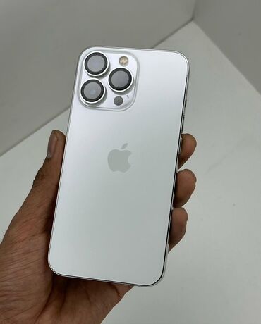 купить бу ноутбук в бишкеке: IPhone 13 Pro, Б/у, 128 ГБ, Серебристый, Кабель