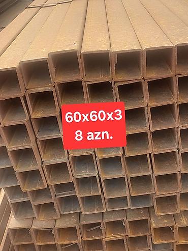 Metal məhsulları: Kvadrat, Dəmir Profil, şveller, 100x100 mm, Qalınlıq: 4 mm, Yeni, Pulsuz çatdırılma, Ödənişli çatdırılma, Rayonlara çatdırılma — 5