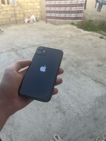 IPhone 11, 64 GB, Qara, Zəmanət, Face ID
