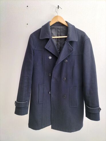 вельветовое пальто мужское: Продаю пальто б/у, Ziver (Турция), демисезонное, мужское, цвет синий