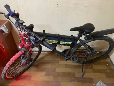 велосипед дешовый: AZ - Electric bicycle, Башка бренд, Велосипед алкагы XXL (190 - 210 см), Титан, Колдонулган