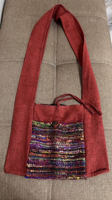 qırmızı qadın çantaları: Əl cantası, qadın üçün, parça, naxışlı, əl işi, Türkiyə