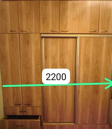 Высота 2600мм Длина 2200 Глубина 600