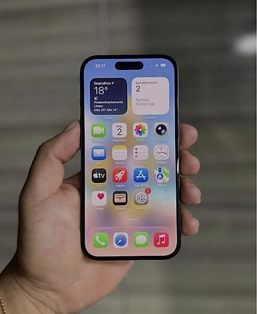 Apple iPhone: IPhone 16, 128 GB, Qara, Zəmanət, Simsiz şarj, Face ID — 2