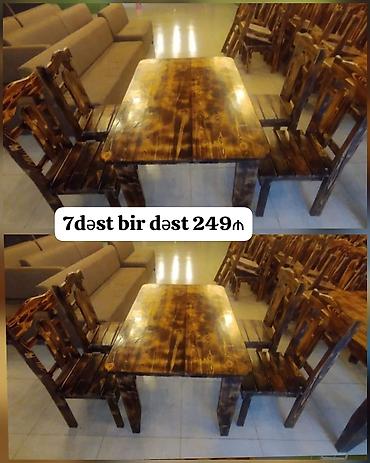Kafe restoran uçun 7dest oturacaq desti bir dest 249₼ satılır bir lalafo.az -da Kafe restoran uçun 7dest oturacaq desti bir dest 249₼ satılır bir