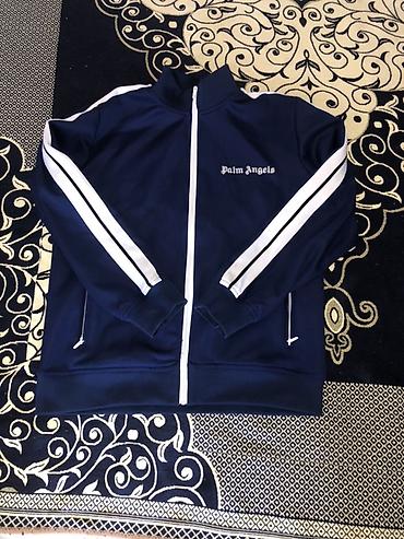 palace куртка: Спортивная куртка Palm Angels, темно‑синяя. - Классический — 1