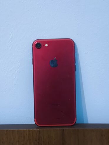 IPhone 7, 128 ГБ, Красный, Гарантия, Отпечаток пальца, Face ID