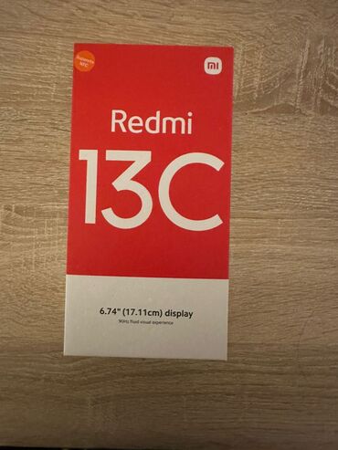 not 8 ikinci el fiyatları: Xiaomi Redmi 13C, 128 ГБ, цвет - Черный, 
 Отпечаток пальца, Две SIM карты, Face ID