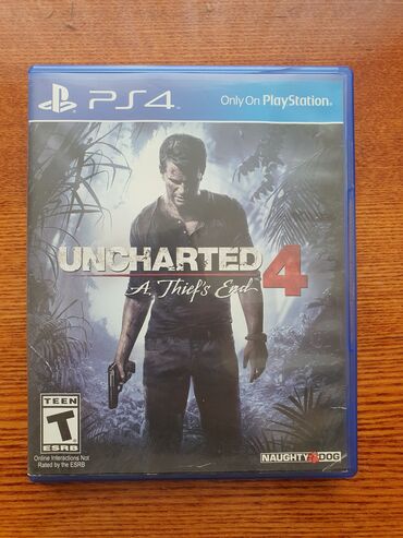 Oyun diskləri və kartricləri: Uncharted 4: A Thief's End, Macəra, İşlənmiş Disk, PS4 (Sony Playstation 4), Ünvandan götürmə, Pulsuz çatdırılma