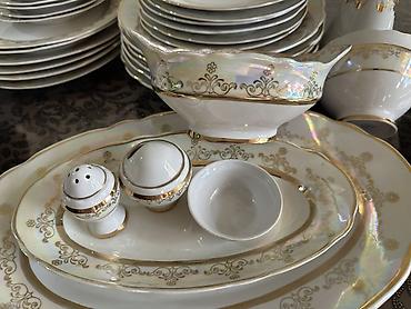 Наборы посуды: Богато и изысканно! Перламутр с позолотой! 😍 Новый столовый сервиз на — 4
