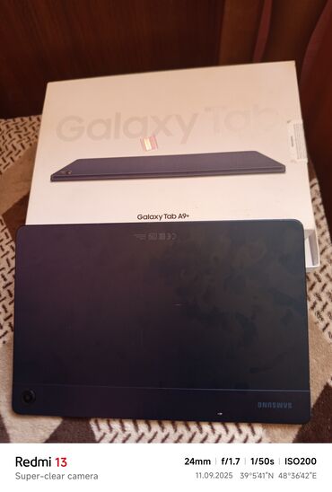 Çaydanlar: Samsung Galaxy Tab A9+ planşet - Model: Galaxy Tab A9+ - Rəng: Tünd