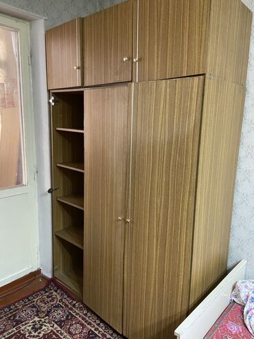 шкаф для одежды из ткани: Шкаф секционный из ДСП с имитацией древесной текстуры, классический