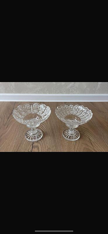 qab destleri: Xrustal sonne murebbe qabi 15 sm 2 eded — 1
