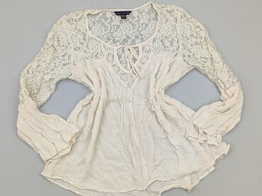białe bluzki satynowe: Блуза жіноча, M, стан - Дуже гарний