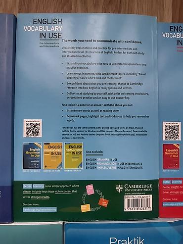 İngilis dili: 📚 Təcili satılır – İngilis dili kitabları (Cambridge + lüğət + — 7