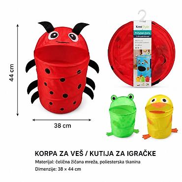 KMT Crtani okrugla kanta za odeću 2208772 Višenamenska korpa/kanta