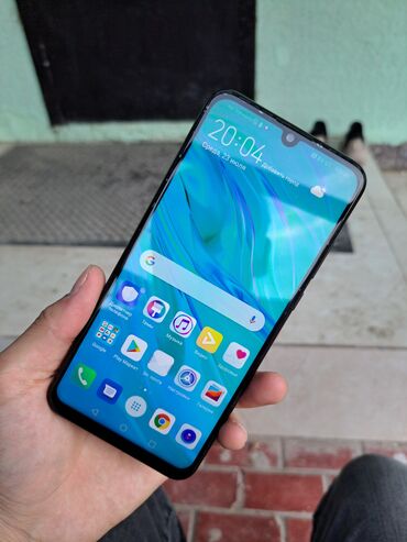 купить телефон без банка: Huawei P Smart 2019, Б/у, 64 ГБ, цвет - Черный, 1 SIM, 2 SIM