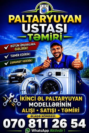 aspiratör kömürlü: Paltaryuyan Ustası Temiri Paltaryuyan Usta Xidmeti 10 manat İkinci el — 1