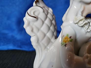 Figure: Nemacka nova figura dama sa mandolinom iz 70ih godina. Porcelanska — 14