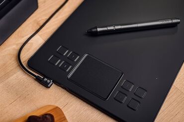 деревянный планшет для рисования: Veikk, Колдонулган, Кабель, Менен шайкеш Android, Терезелер, Linux