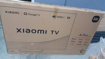 televizor alqi satqisi: Yeni Televizor Xiaomi 55" 4K (3840x2160), Ünvandan götürmə