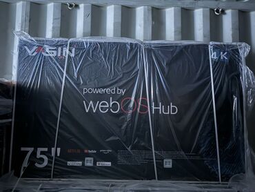 Телевизоры: НОВОГОДНЯЯ АКЦИЯ телевизор yasin 75 webos hub яркий 75 дюймовый