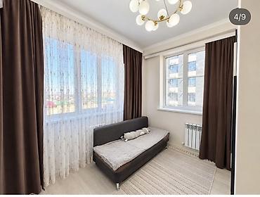 сдается квартира в кара балте: 2 комнаты, 49 м², Кара-Жыгач ж/м 4 этаж — 6