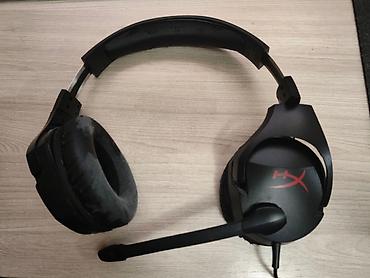 простой: Проводные полноразмерные наушники, HyperX, Б/у, цвет - Черный — 1