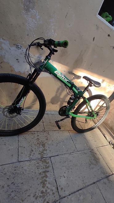 İdman velosipedləri: BMX GTR qatlanan dağ velosipedi - Rəng: yaşıl (qara və sarı detallar) — 1