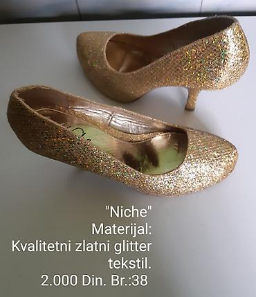 asos obuca: Niche salonke – elegantne zlatne štikle prekrivene kvalitetnim glitter — 3