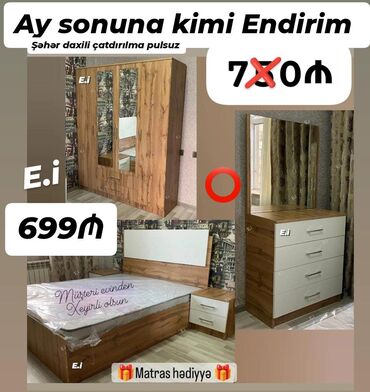 истикбал мебель в баку: *Yataq dəsti / Yataq otağı mebeli 699 AZN 💥* ✔️Rəng seçimi var ✔️