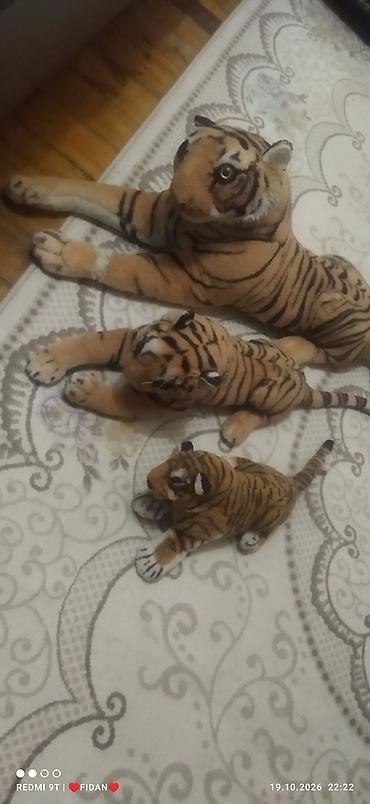 çeburaşka yumşaq oyuncaqlar: Məhsul: Pələng mövzusunda 3 ədəd yumşaq oyuncaqlar dəsti - Dəst — 2