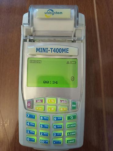 kassa aparatları: Unisystem MINI‑T400ME portativ kassa aparatı - İnteqrə olunmuş termal — 2