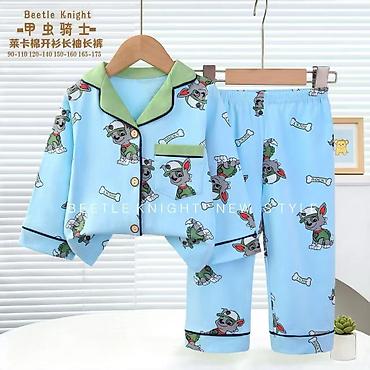 Uşaqlar üçün digər geyimlər: Uşaq pijama dəsti – Beetle Knight New Style 1yawdan 12yawa kimi - İki — 3