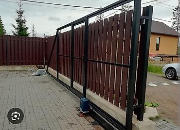 Профлисты для заборов: Ворота откатные ворота распашные ворота автоматические забор из — 17