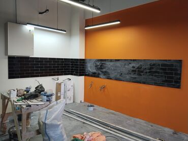 Kafel və metlax: Qranit effektli böyük format döşəmə plitələri – tünd boz - Material — 12