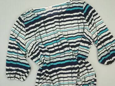 przezroczyste bluzki w kwiaty: Blouse, 3XL (EU 46), condition - Fair