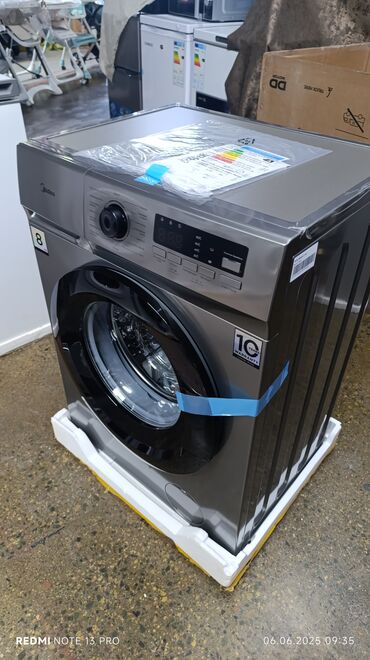 Стиральные машины: Стиральная машина Midea, Новый, Автомат, До 9 кг, Компактная — 8