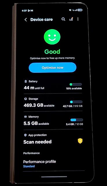 samsung fold 6: Samsung Galaxy Z Fold 5, 512 GB, rəng - Mavi, İki sim kartlı — 3